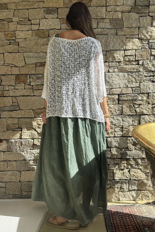 Cloud Loose Box Knit White /13=